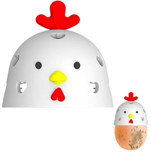 Ei-Drehbürste, Zodors Silikon Ei Reiniger Bürste Eier Wäscher für frische Eier, Niedlich Eierbürste Egg Washer Tragbares Ei Washer Werkzeug Wash Reinigungsbürste Für Eier