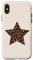 iPhone X/XS Star Shape - Cute Cheetah Leopard Print Graphic Case