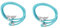 SAFIGLE 2 Stk Walschwanz-armband Paar Armband Paar Handring Männer Armband Für Paare Schmuck Für Paare Modisches Armband Boho Ornament Wale Surfer Armreifen Blue Kieselgel