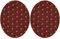 SOULWIT Earpads Scrim Replacement for Bose Around-EarII(AE2, AE2W, AE2I)/SoundLink Around-EarI(AE1)/SoundTrue Around-Ear I(AE1) Headphone, Headset Dustproof Foam Screen Mats - Black&Red
