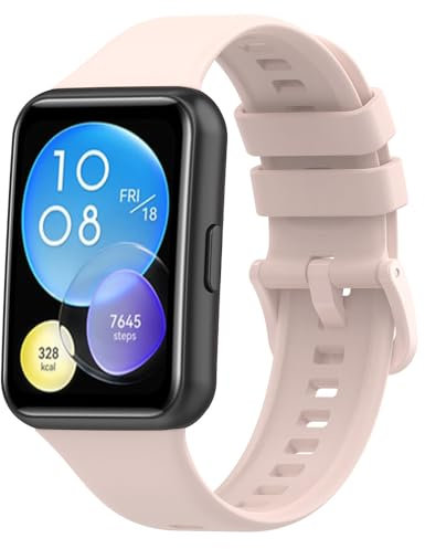 Ersatzarmband für Huawei Watch Fit 2, Sport Armband Uhrenarmband, Silikon Armbänder für Huawei Watch Fit 2 Active/Fit 2 Classic/Fit 2 Elegant