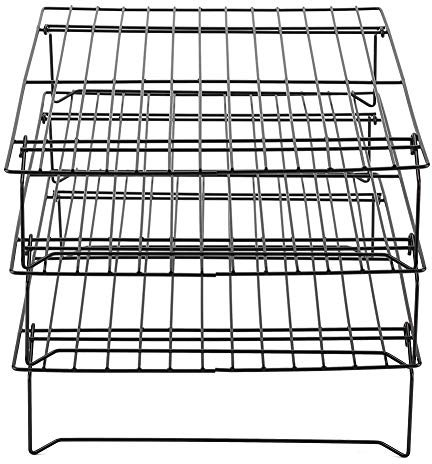 Rejilla Antiadherente de Acero Inoxidable para Enfriar y Hornear, para Galletas, Pasteles, Pan, Adecuada para Uso en la Cocina