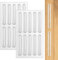 20Pcs Furniture Bumpers,Adhesive Furniture Bumper Strips,Silicone Clear Furniture Bumper Strips,Cabinet Door Bumpers,6.3cm Cabinet Bumpers Transparent Bumpers Pads for Doors and Furniture Protectors