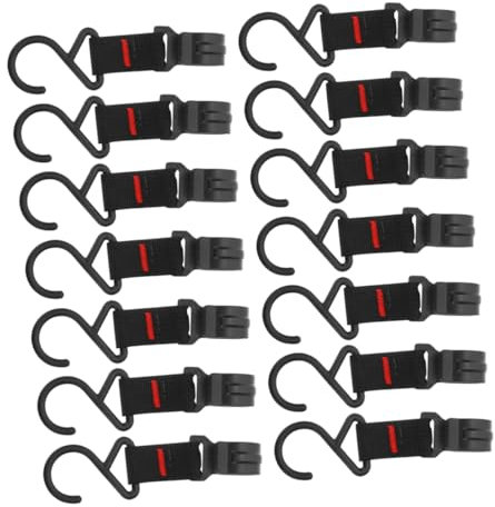 CAXUSD 20stücke Outdoor Utility Haken Für Camping Kunststoffstahl Schnalle Haken Für Hängende Kleidung Kochgeschirr Aufhänger