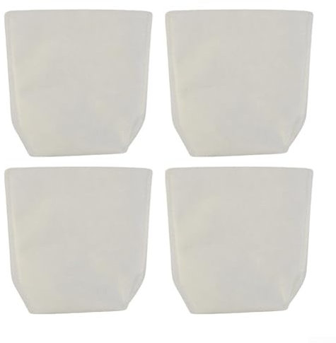Piezas de repuesto para filtro de polvo, compatibles con Einhell Power X-Change TE-VC 18 Li-Solo y TE-HV 18/06 Li-Solo Sistema de recogida de polvo (4 unidades)