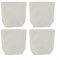 Piezas de repuesto para filtro de polvo, compatibles con Einhell Power X-Change TE-VC 18 Li-Solo y TE-HV 18/06 Li-Solo Sistema de recogida de polvo (4 unidades)