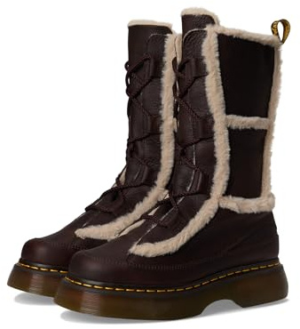Dr. Martens Women's Buzz Lace Wl Fashion Boot, Dark Brown, 3 UK