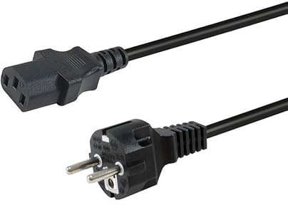 Equip Netzkabel Anschl. C18 -> Schukon. 1.80m 180 ?gew. sw