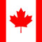 Kühlschrankmagnet mit kanadischer Nationalflagge - 5 x 5 cm - Magnet mit Canada Kanada Fahne