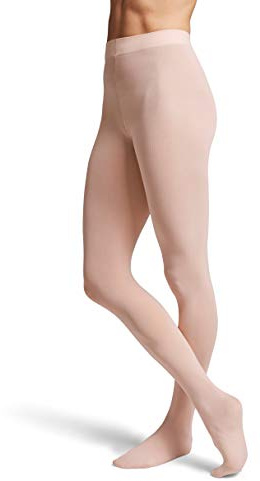 Bloch Tanzstrumpfhose für Mädchen, Contour Soft, mit geschlossenem Fuß