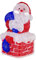 LED Weihnachtsmann Santa Claus Weihnachtsfigur aus Acryl mit 60 LED's IP44 für den Innen- und Außenbereich