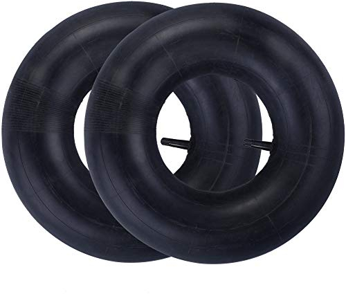 LotFancy Schubkarre Schlauch Luftschlauch 2X für Rasenmäherreifen Aufsitzmäher 13x5.00-6 Reifenschlauch Ventil gerade Rasentraktor, Mäher Handwagen