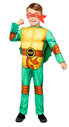 (PKT) (9909135) Child Tmnt Costume & Mask (4-6yr)