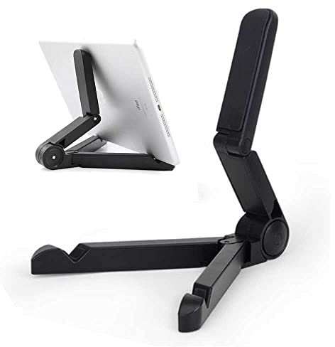 FINDING CASE Universal Adjustable Portable bracket Tablet Holder Stand Desk for iPad Phone iPhone Samsung HUAWEI Tablet (black)