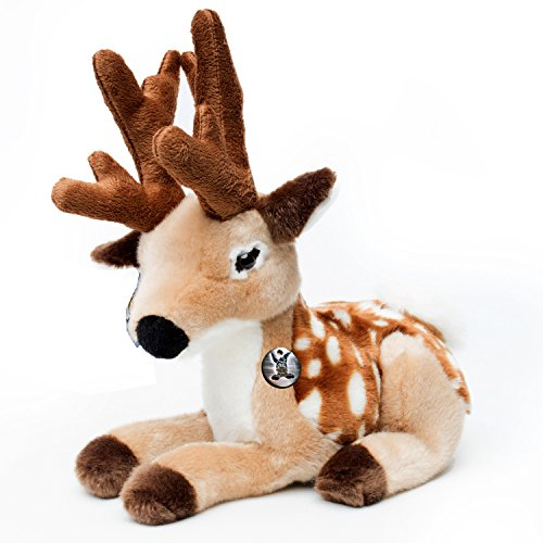 Rehbock Kuscheltier Hirsch Dammwild REH Plüschtier Bambam - Kuscheltiere*biz