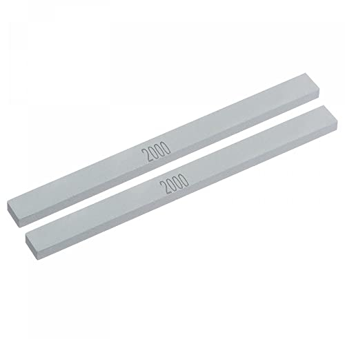 sourcing map Sharpening Stones 2000 Grit Green Silicon Carbide Knife Polishing Stone Whetstone 2pcs