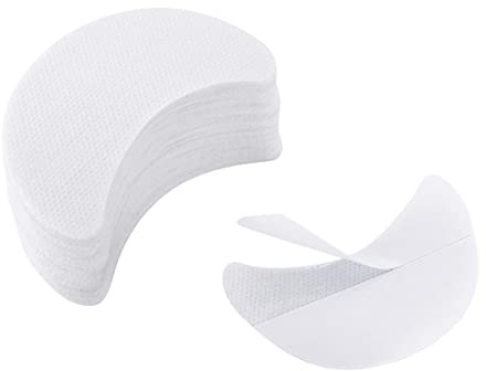 REQAG 100 Stück Einweg Lidschatten Pads Augen Make-up Aufkleber Einweg Lidschatten-Aufkleber für Wimpernverlängerung Eyeliner Lippen Make-up um Augen- und Lippen-Make-up-Rückstände zu vermeiden