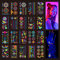 Sugeru 20 groß Blätter Neon gesichtstattoo(176 Muster),klebetattoos erwachsene,glitzer neon party outfit,farbe tattoo gesicht,schwarzlicht schminke,UV Body & Face Painting - Natürliche Sojatinte