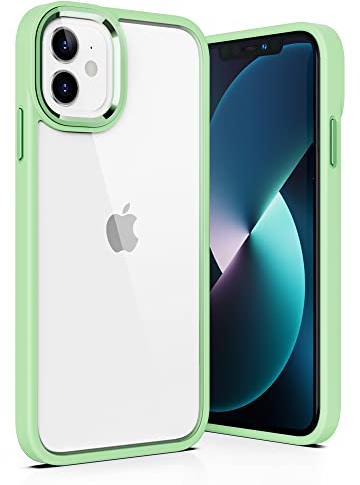 ULAK für iPhone 11 Hülle, Durchsichtig [Anti-Gelb] Handyhülle Clear Schutzhülle Bumper Transparent Stoßfest Case Cover für iPhone 11 6,1 Zoll - Grün