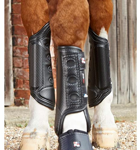 Premier Equine Hintere Gamaschen für Pferde Carbon Tech Air Cooled