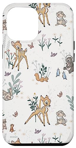 Hülle für iPhone 13 Pro Max Disney Bambi und Klopfer Floral