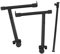 L Shape Keyboard Stand Extension Adapter, 2 Tier Riser, 42 to 75cm Width Adjustment, Portable Design, Durable Materials