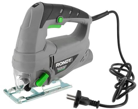 Rondy Scie sauteuse 600W - Vitesse variable 0-3000/min - 5 lames incluses