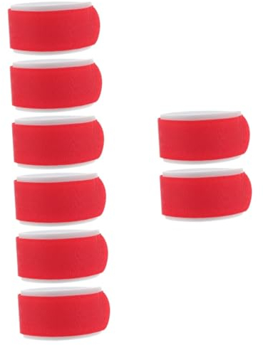 Sosoport 8 STK Snowboard-Riemen ski fix ski fixierband ski Strap ski Straps ski Carry Strap Riemen für Snowboard Schlittenfixierer Ski-Befestigungsband Snowboard-Gurt Nylon rot