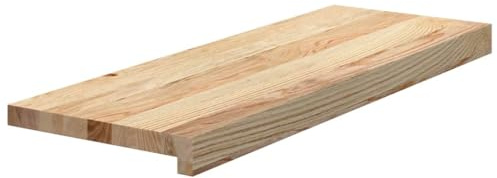 vidaXL Treppenstufen 8 Stk. Unbehandelt 70x25x2 cm Massivholz Eiche