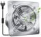 Yrichtra 250mm Aspiratore 1680m³/h - Aspiratore Cucina Potente, Silenzioso e Efficiente, Valvola Antireflusso, Industriale Estrattore per Bagno Cucina Ventilazione, Argento