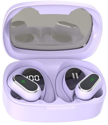 Cuffie Bluetooth, Auricolari Bluetooth 5.3 Cuffie Wireless Bluetooth con Bassi Potenziati, 36H Cuffiette in Ear con HD Microfono