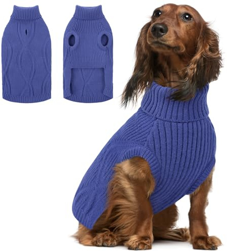 Queenmore Hundepullover Große Hunde Warm & Weich Turtleneck Hundepulli | Ärmellos & Uneingeschränkte Bewegungsfreiheit , für Beagle, Französische Bulldogge, Border Collie, Greyhound