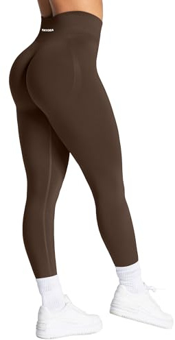 TAYOEA Sport Leggings Damen mit Scrunch Butt Push Up Booty Lifting Sporthose Blickdichte Nahtlos sportleggins für Yoga Gym Alltag