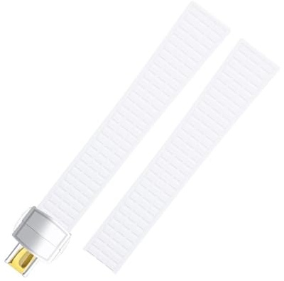 Für Riemen 5067a-001 Gürtel 19 mm weiche Fluororubber Gummi-Uhrenband