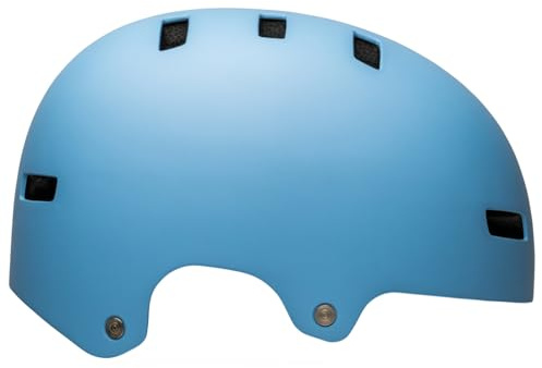 Bell - Local SOLID CE Helme - Erwachsene Unisex - Schutzausrüstung, Fahrradhelm, BMX-Helm, BMX-Schutzhelm, Mattblau, L