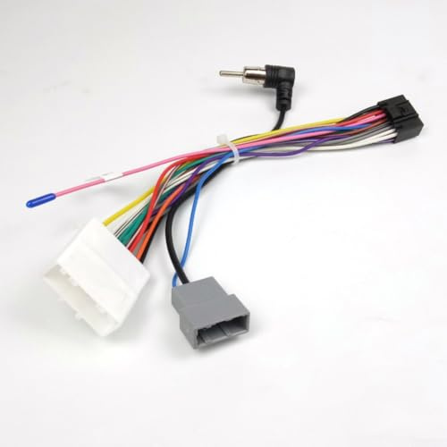 16 Pin Radio Wiring Harness Adapter for Nissan Qashqai for x-trail Note Cube Rogue for sentra for versa Navara Xterra 2006-2013 Car Audio ISO Cable