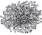 200 Pack End Brake Cable Cap Crimp Ends for Road Bike and Mountain Bicycle, Silver