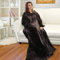 Catalonia Classy Decke mit Ärmeln als Geschenk für Frauen Herren, Flauschig Fleece Tragbare Kuscheldecke mit Ärmel, Cozy Warm Decke zum Anziehen Ärmeldecke Erwachsene, 185 x 130 cm Braun