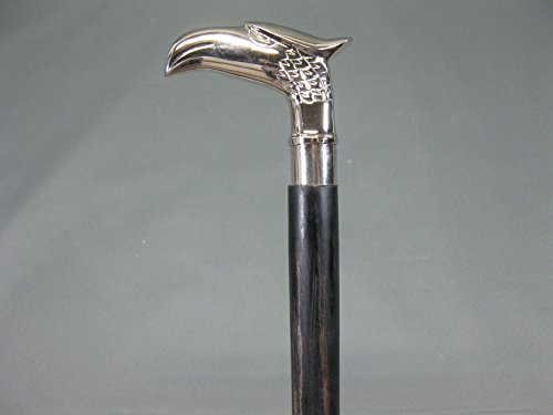 Vintage Used Loock Gehstock Spazierstock Wanderstock Adler M111 chabby