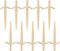Herr Bo & Co 10x Ritterschwert 3mm Birkensperrholz, Natur