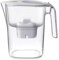 Philips - Micro X-Clean Caraffa filtro acqua a flusso rapido,3 litri,Timer elettronico, colore: Bianco