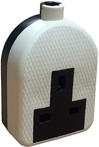 Trailing Socket 13 AMP 250 Volt High Impact Without Plug or Cable Build Your own Extension Lead (Single Gang, White)