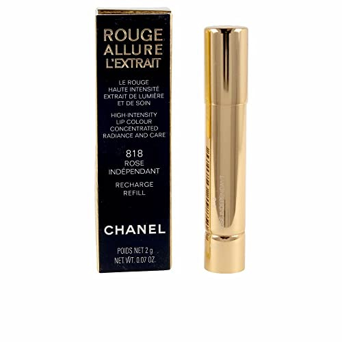 Rouge Allure Lextrait Lipstick - 818 Rose Independant by Chanel for Women - 0.07 oz Lipstick (Refill)