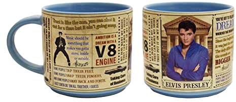 Elvis Presley Tasse mit Zitaten, 473 ml, Mid-South Products