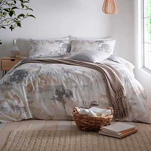 Appletree Loft – Edale – Bettwäsche-Set aus 100% Baumwolle – King-Size-Bett in Leinen