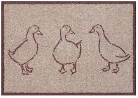 Turtle Mat Neutral Ducks 60x85cm, indoor with Multi-Grip backing