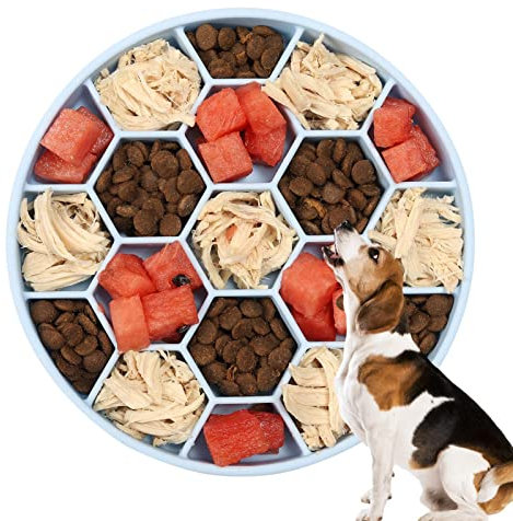 Slow Feeding Dog Bowl - Feeder Slow Bowl For Fun | Dog Food Bowls Dog Plates For Puppy/Large/Medium/Small Sized Dog/Small Breed Slow Feeder