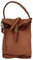 SH Leder Vintage Damen Handytasche Umhängetasche Multifunktion Handtasche Schultertasche aus Premium Rindsleder Echtleder Verstellbarer Schultergurt Handy bis 7 Zoll 14x18cm Nina G434 (Cognac)
