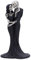 Nemesis Now Eternal Embrace Dekofigur, 24 cm, Kunstharz, Gothic-Hochzeitsgeschenk, Skelettumarmung, aus feinstem Kunstharz, handbemalt, Schwarz und Weiß