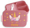 Kinder Bento Box Midi für Mepal Bentobox - Einhörner - Brotbox Einhorn Lunchbox Unicorn I - 900 ml - Rosa - einhorner brotdose jausenbox mädchen schule einhörnern lunch kindergarten